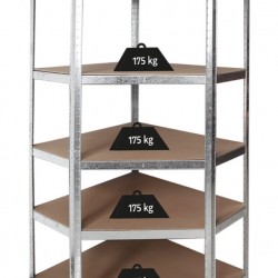 Raft metalic colt ZEUS 180 x 90 x 70 x 40 cm, 5 polite Raft metalic colt ZEUS 180 x 90 x 70 x 40 cm, 5 polite